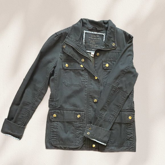 J. Crew Jackets & Blazers - J. CREW Military Jacket with Gold Buttons - XXS